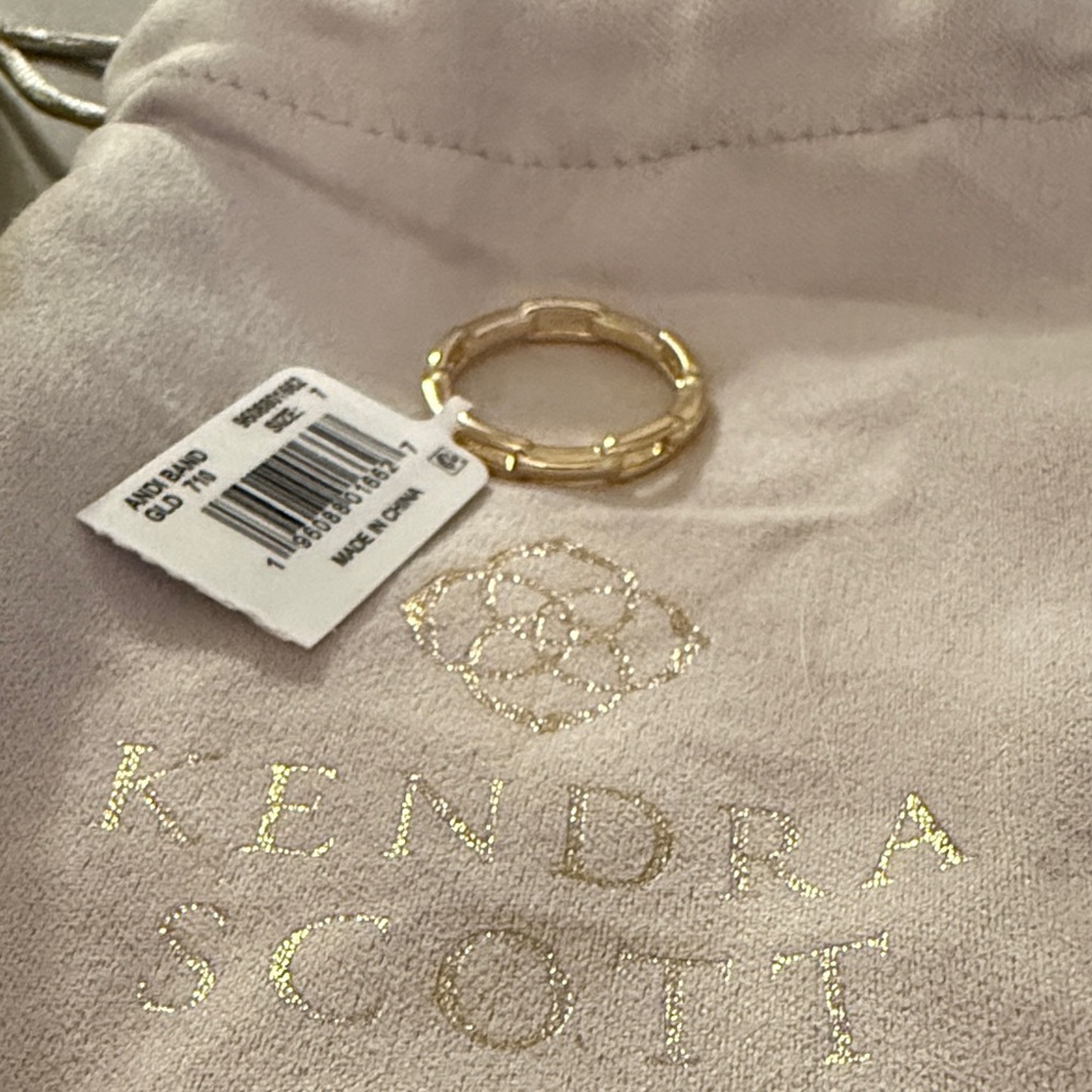 NWT Kendra Scott Andi band ring, size 7